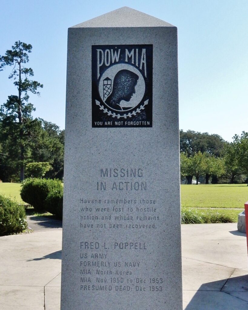 HAVANA, FL POW MIA WAR MEMORIAL SIDE B