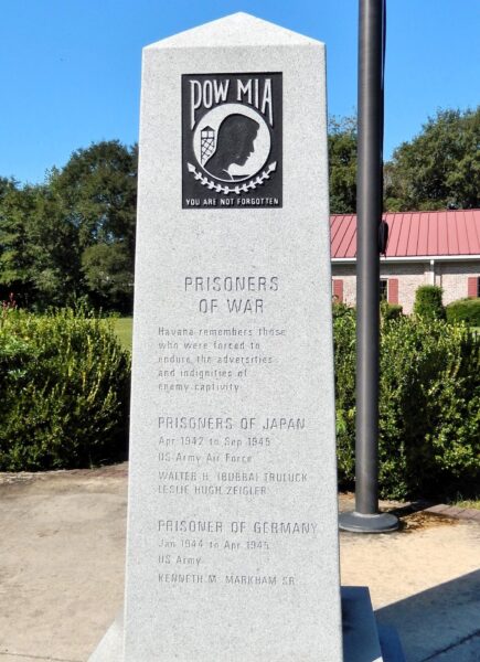 HAVANA, FL POW MIA WAR MEMORIAL SIDE A