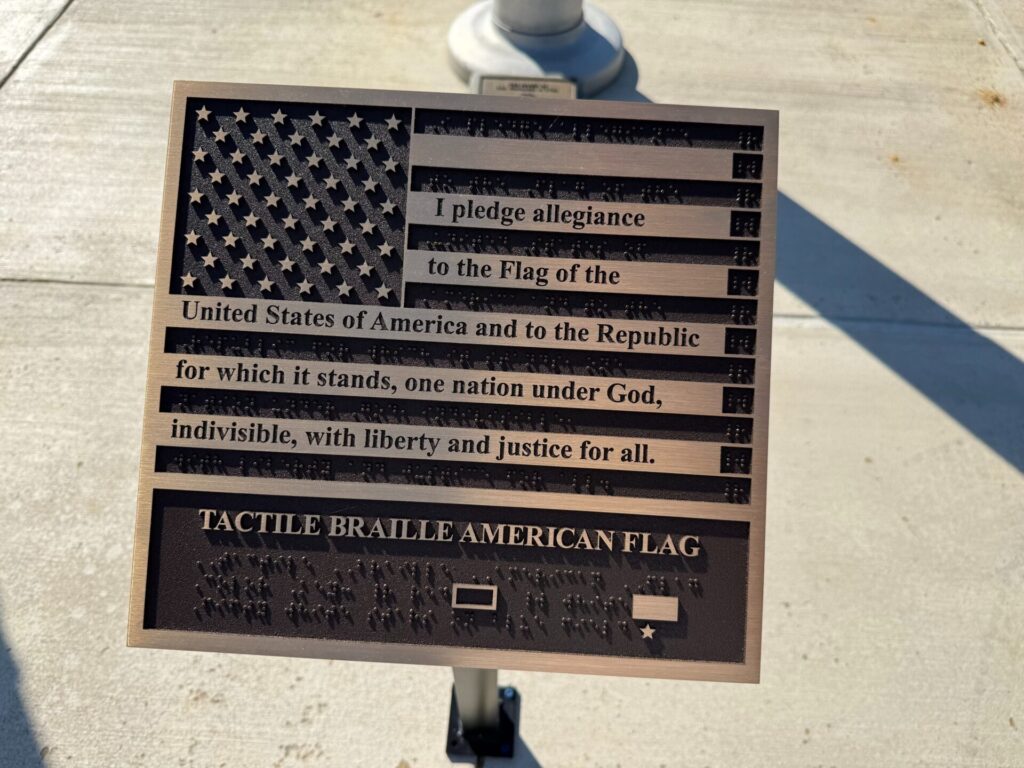 BRANDYWINE VETERANS MEMORIAL FLAGPOLE PLAQUE D