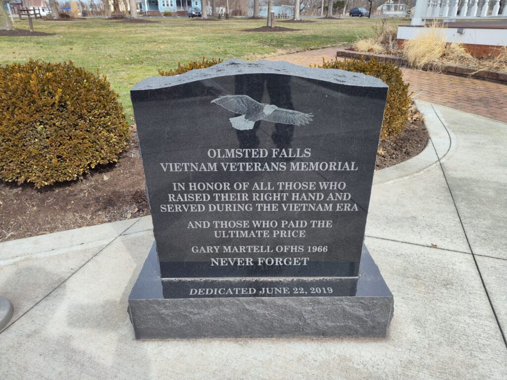 OLMSTED FALLS VIETNAM VETERANS MEMORIAL