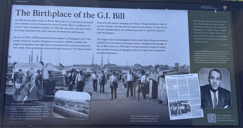 THE BIRTHPLACE OF THE G.I. BILL MEMORIAL PANEL