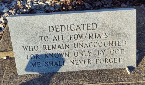 V.F.W. POST 6676 VETERANS MEMORIAL STONE D