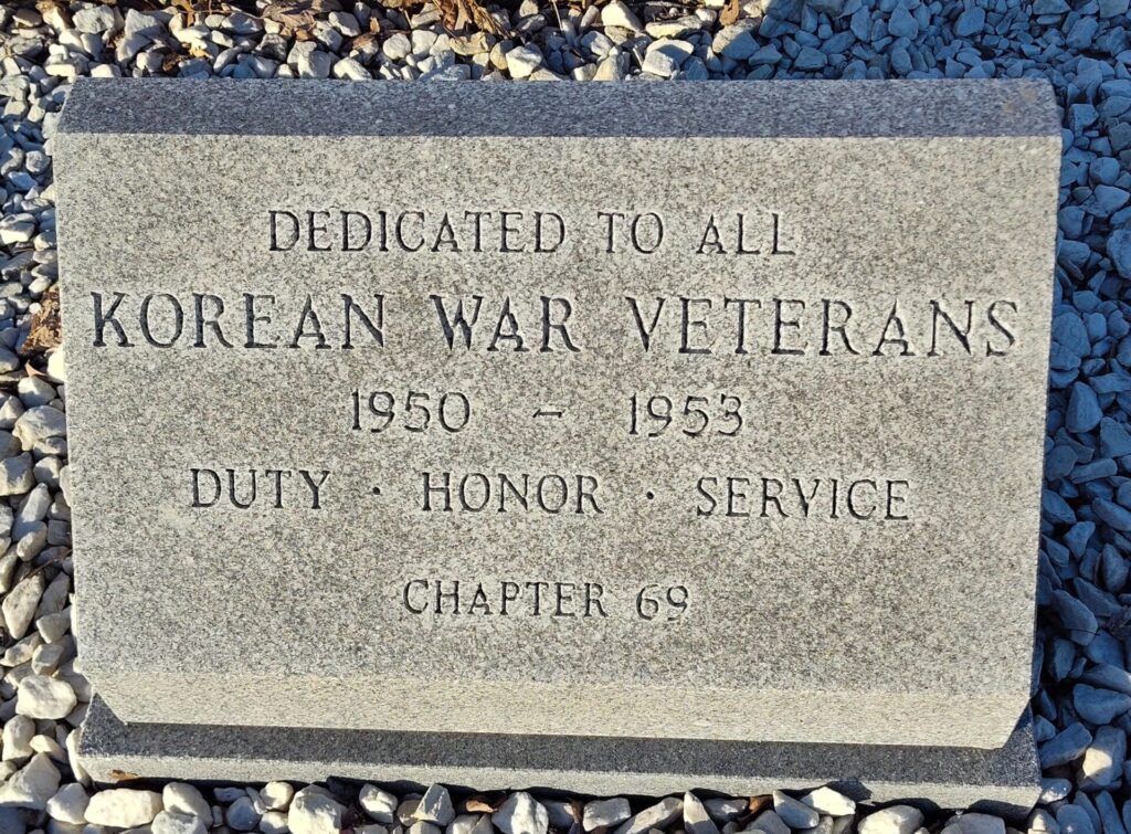 V.F.W. POST 6676 VETERANS MEMORIAL STONE B