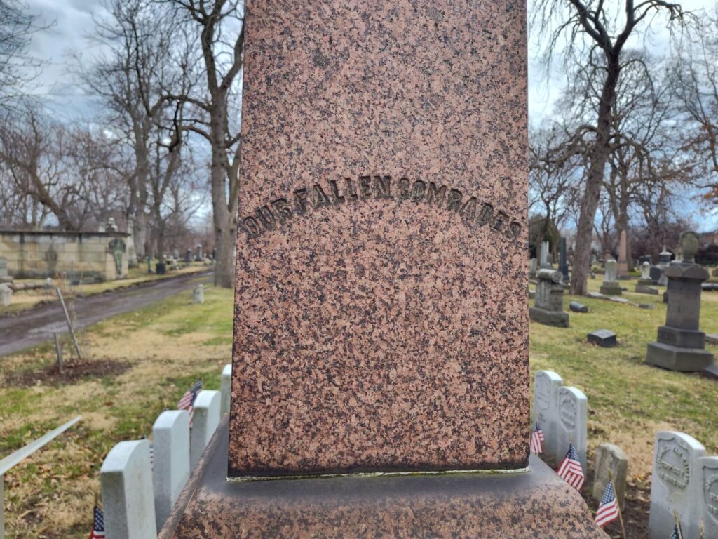 GRAND ARMY OF THE REPUBLIC CREIGHTON POST NO. 69 MEMORIAL SIDE B
