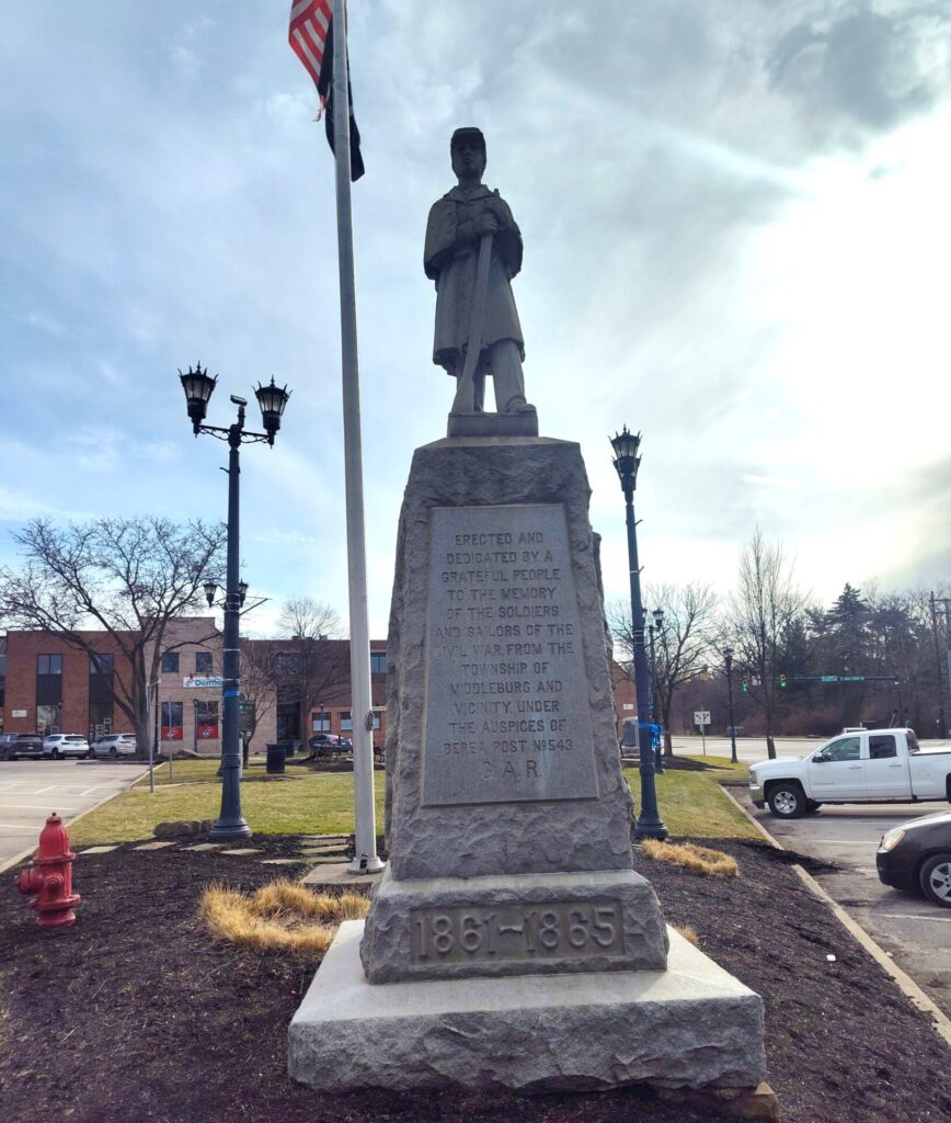 TOWNSHIP OF MIDDLEBURG AND VICINITY CIVIL WAR MEMORIAL
