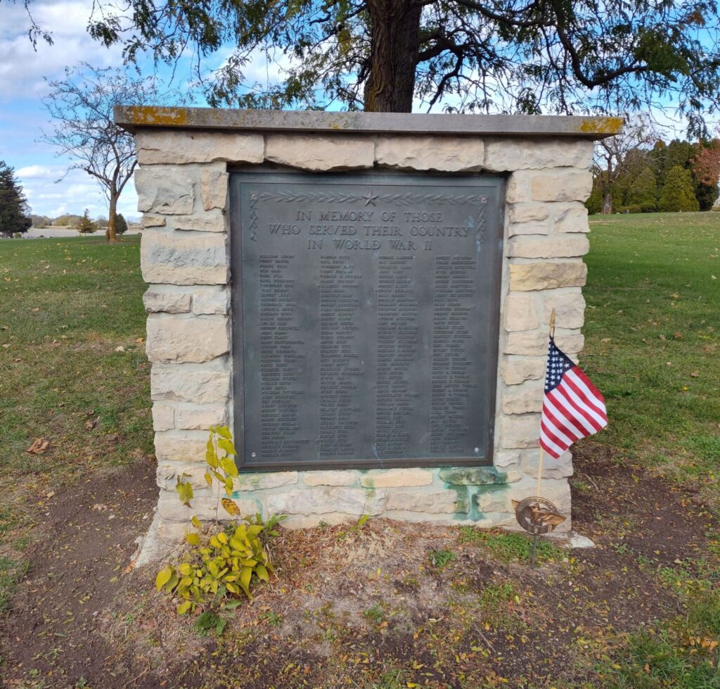RADNOR AREA WORLD WAR II VETERANS MEMORIAL