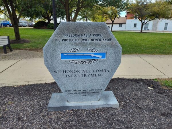 ALL COMBAT INFANTRYMEN VETERANS MEMORIAL FRONT
