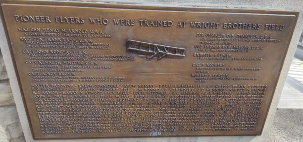 PIONEER FLYERS WAR MEMORIAL PLAQUE