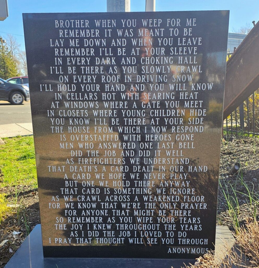 NEVER TO BE FORGOTTEN MEMORIAL STONE B