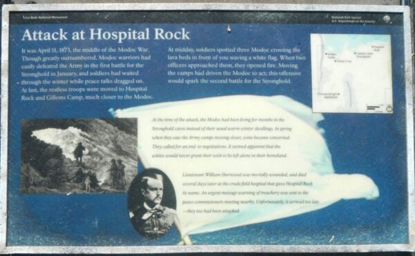 ATTACK AT HOSPITAL ROCK WAR MEMORIAL PANEL