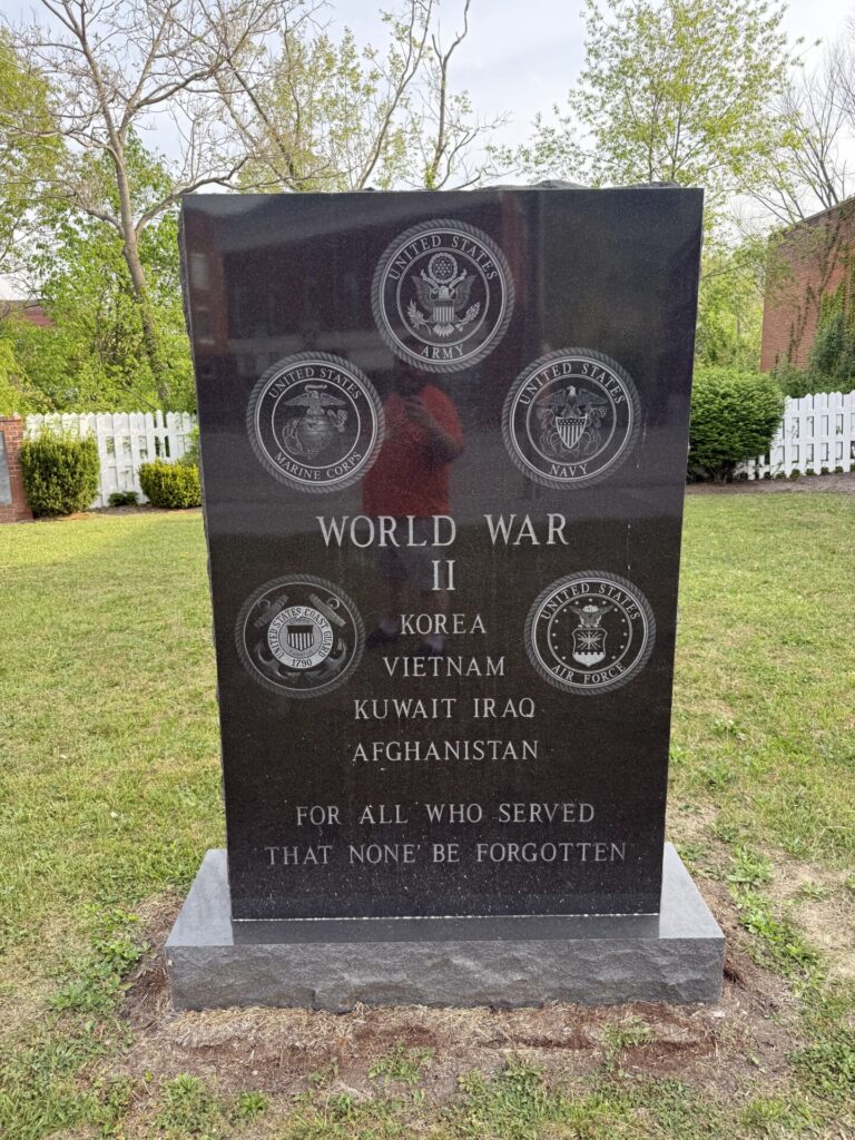 VFW POST 4299 WORLD WAR II MEMORIAL FRONT
