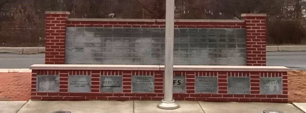 AMERICAN LEGION POST NO. 96 VETERANS MEMORIAL WALL CLOSE-UP