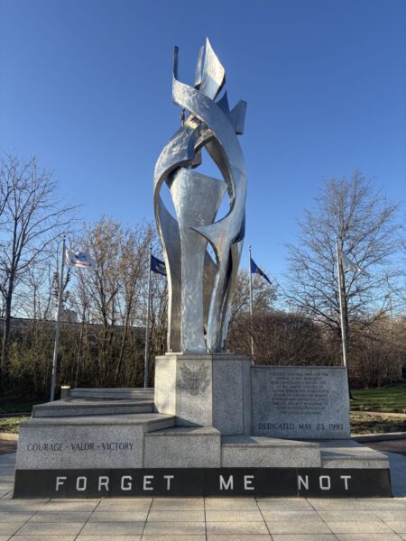 VETERANS MEMORIAL PARK ETERNAL FLAME MONUMENT
