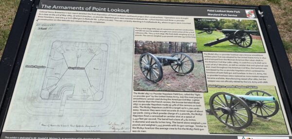 THE ARMAMENTS OF POINT LOOKOUT WAR MEMORIAL PANEL