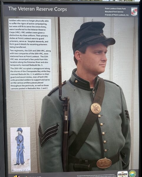 THE VETERANS RESERVE CORPS WAR MEMORIAL MARKER