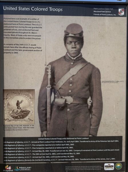 UNITED STATES COLORED TROOPS WAR MEMORIAL MARKER