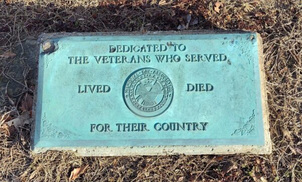 MEMORIAL DAY ASSOCIATION VETERANS WAR MEMORIAL PLAQUE BAY VILLAGE